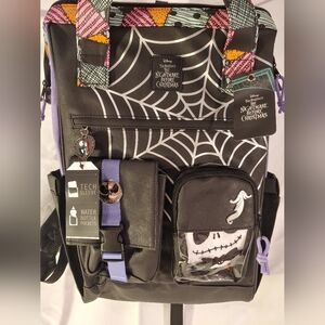 Nightmare Before Christmas Backpack New With Tags Goth Holiday Statement Piece